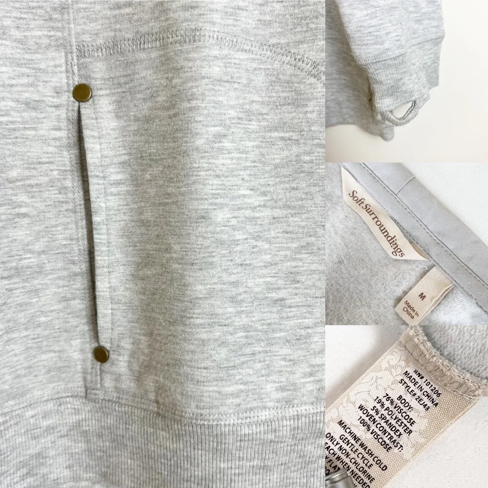 Soft Surroundings Live Soft Reawaken Hoodie M - Picture 4 of 4